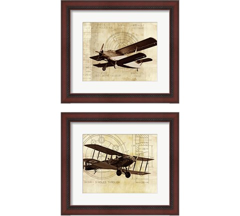 Flight Plans 2 Piece Framed Art Print Set by Michael Marcon