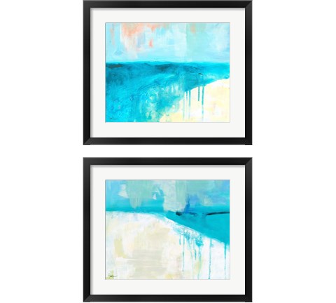 Coastal Blues 2 Piece Framed Art Print Set by Jan Weiss