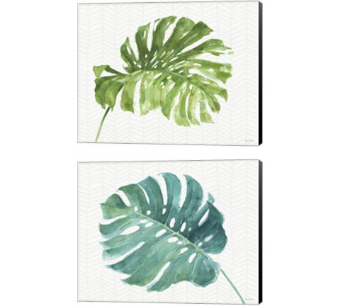 Mixed Greens  2 Piece Canvas Print Set by Lisa Audit