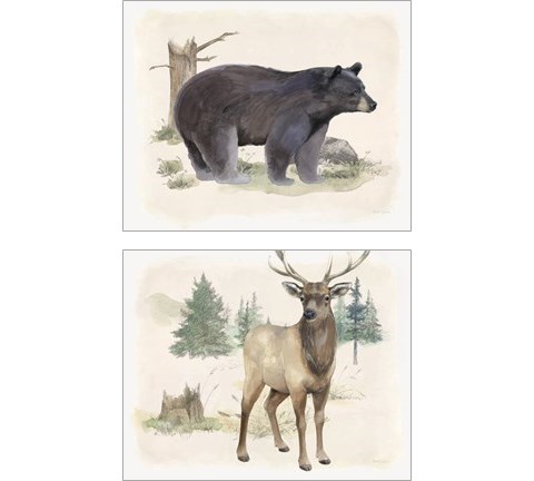 Wilderness Collection 2 Piece Art Print Set by Beth Grove