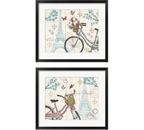 Paris Tour 2 Piece Framed Art Print Set by Janelle Penner