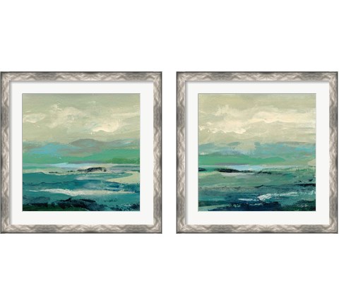 Turquoise Bay 2 Piece Framed Art Print Set by Silvia Vassileva