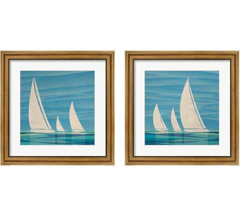 Water Journey 2 Piece Framed Art Print Set by Dan Meneely
