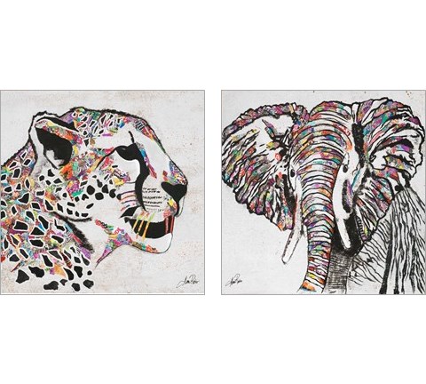 Serengeti Plains 2 Piece Art Print Set by Gina Ritter