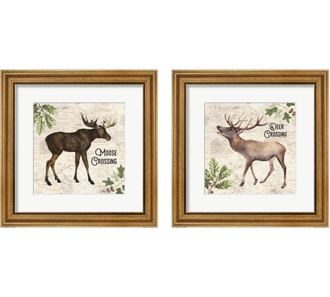 Animal Crossing 2 Piece Framed Art Print Set by Lettered & Lined
