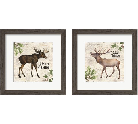 Animal Crossing 2 Piece Framed Art Print Set by Lettered & Lined