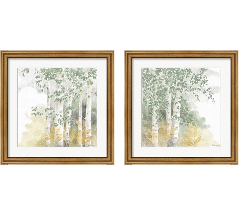 Natures Leaves Sage 2 Piece Framed Art Print Set by Beth Grove