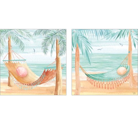 Ocean Breeze 2 Piece Art Print Set by Dina June