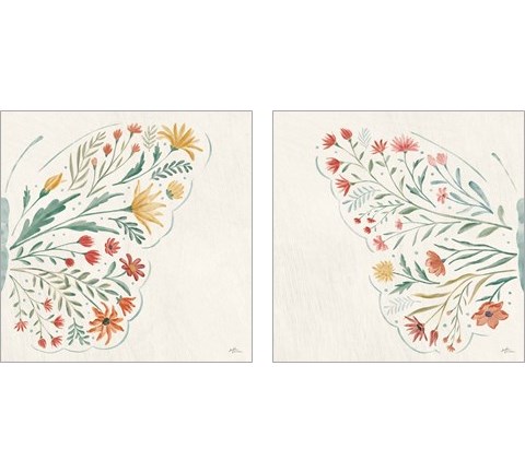 Wildflower Vibes 2 Piece Art Print Set by Janelle Penner