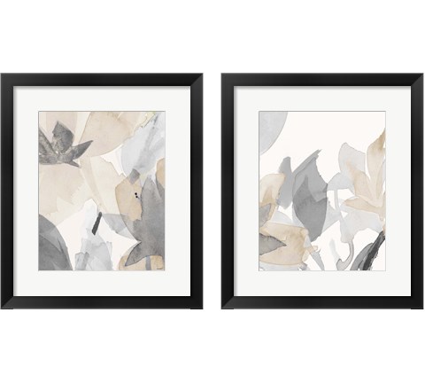 Muted Delicate Floral 2 Piece Framed Art Print Set by Lanie Loreth