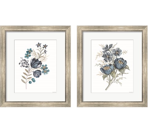 Blue Botanical 2 Piece Framed Art Print Set by Cindy Jacobs