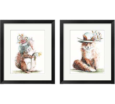 Enchanted Animal 2 Piece Framed Art Print Set by Kamdon Kreations