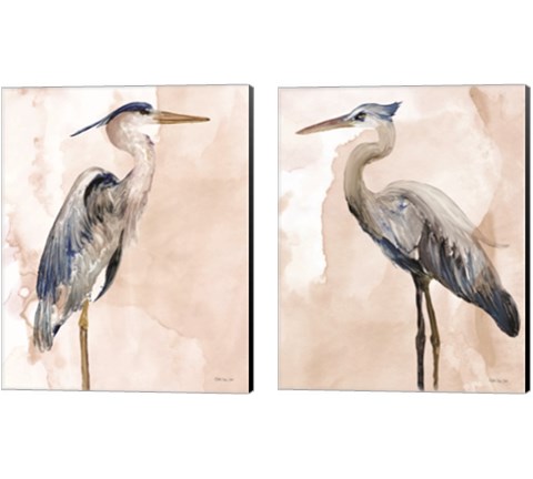 Heron 2 Piece Canvas Print Set by Stellar Design Studio