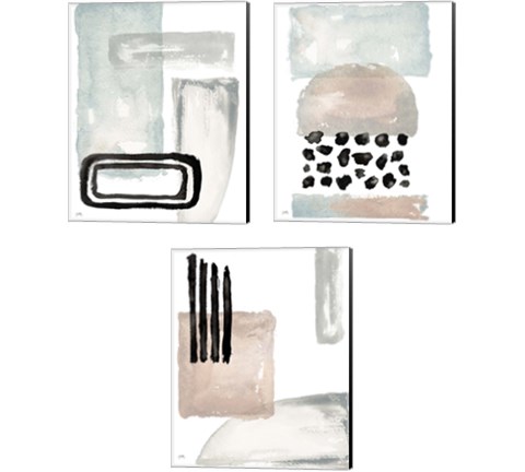 Another Place 3 Piece Canvas Print Set by Elizabeth Medley
