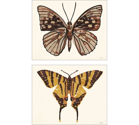 Papillon 2 Piece Art Print Set by Stellar Design Studio