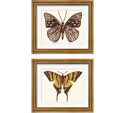 Papillon 2 Piece Framed Art Print Set by Stellar Design Studio