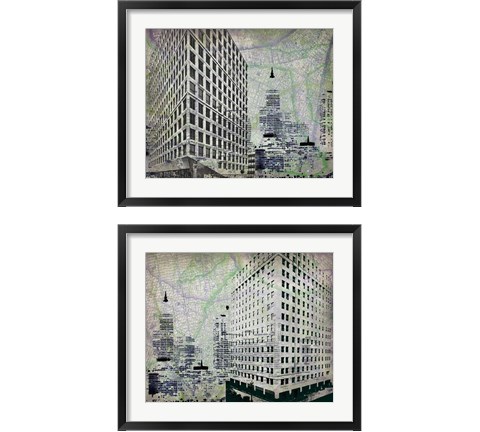 Cityscape  2 Piece Framed Art Print Set by Art Roberts