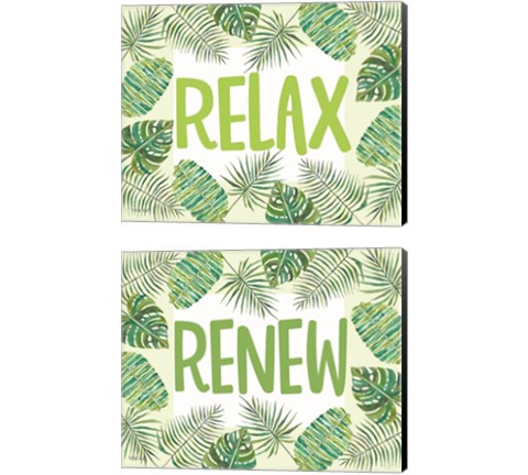 Relax & Renew 2 Piece Canvas Print Set by Cindy Jacobs