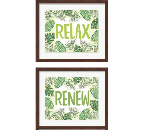 Relax & Renew 2 Piece Framed Art Print Set by Cindy Jacobs