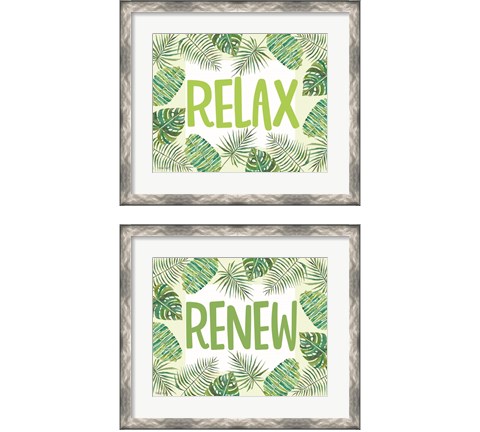 Relax & Renew 2 Piece Framed Art Print Set by Cindy Jacobs