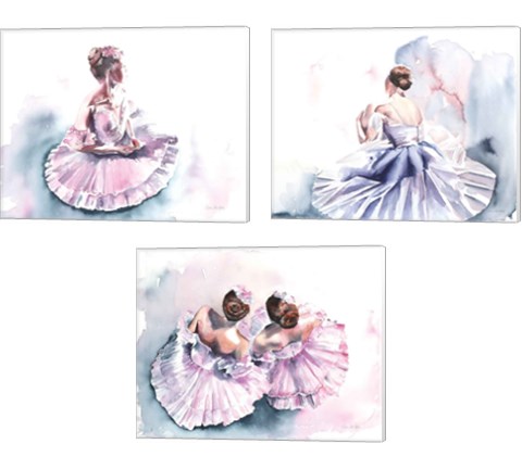 Ballet 3 Piece Canvas Print Set by Aimee Del Valle