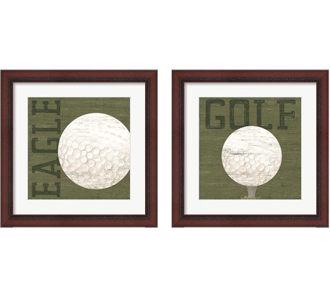 Golf Days 2 Piece Framed Art Print Set by Tara Reed