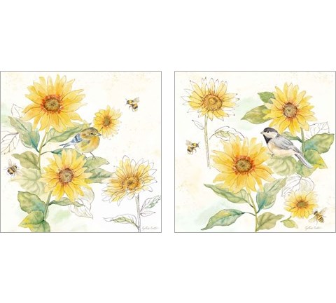 Be My Sunshine 2 Piece Art Print Set by Cynthia Coulter