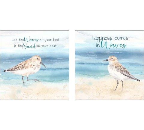 By the Seashore 2 Piece Art Print Set by Cynthia Coulter