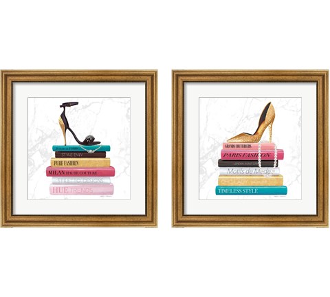 Paris Style Marble 2 Piece Framed Art Print Set by Marco Fabiano