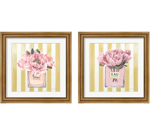 Floral Perfume 2 Piece Framed Art Print Set by Marco Fabiano