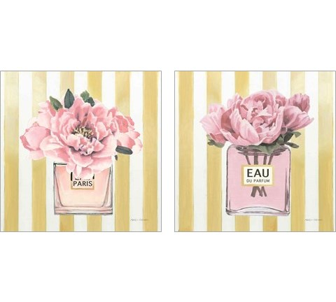Floral Perfume 2 Piece Art Print Set by Marco Fabiano