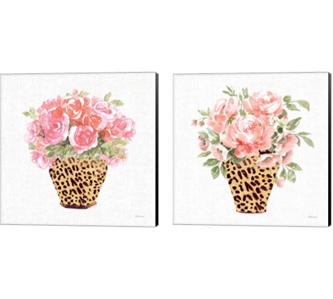 Luxe Bouquet 2 Piece Canvas Print Set by Beth Grove