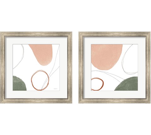 Threads of Motion 2 Piece Framed Art Print Set by Danhui Nai