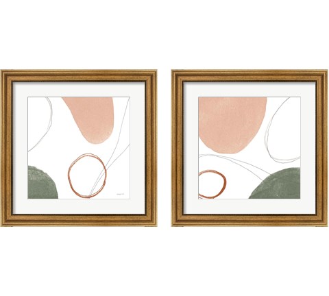 Threads of Motion 2 Piece Framed Art Print Set by Danhui Nai