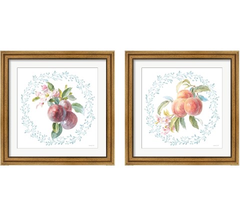 Blooming Orchard 2 Piece Framed Art Print Set by Danhui Nai