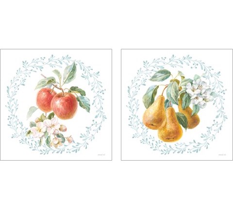 Blooming Orchard 2 Piece Art Print Set by Danhui Nai