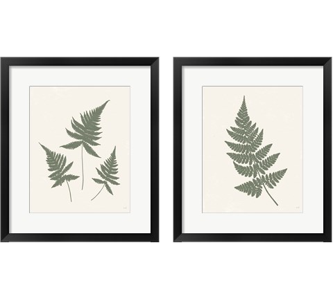 Forest Shadows Green 2 Piece Framed Art Print Set by Moira Hershey