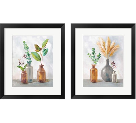 Natural Riches Charcoal 2 Piece Framed Art Print Set by Danhui Nai