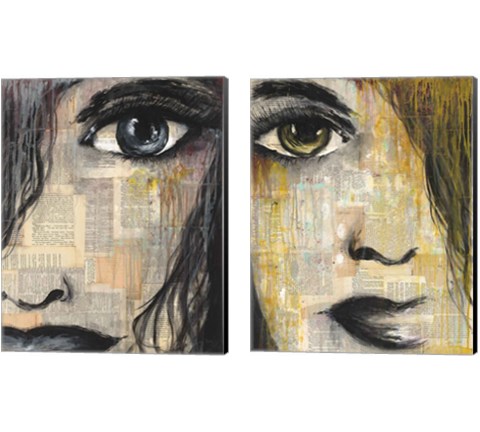 Eye of the Beholder 2 Piece Canvas Print Set by Courtney Prahl