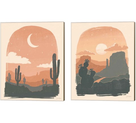 Desert  2 Piece Canvas Print Set by Janelle Penner