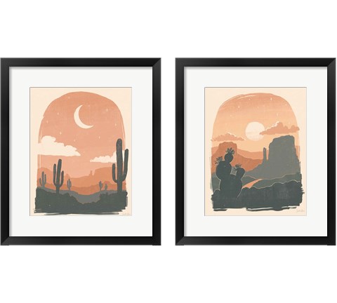 Desert  2 Piece Framed Art Print Set by Janelle Penner