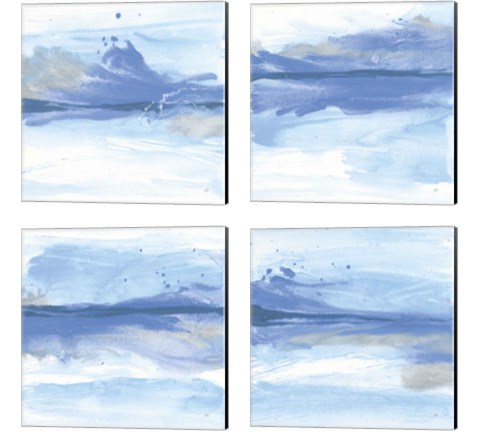 Reactions  4 Piece Canvas Print Set by Chris Paschke