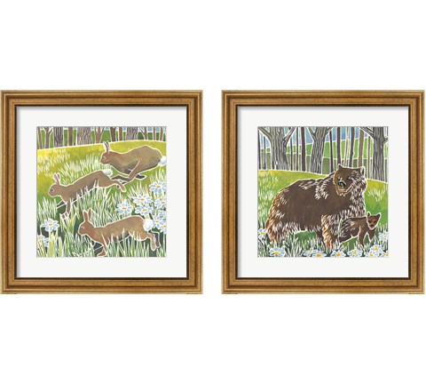Wild Woodland 2 Piece Framed Art Print Set by Kathrine Lovell