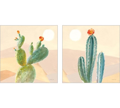 Desert Greenhouse 2 Piece Art Print Set by Danhui Nai