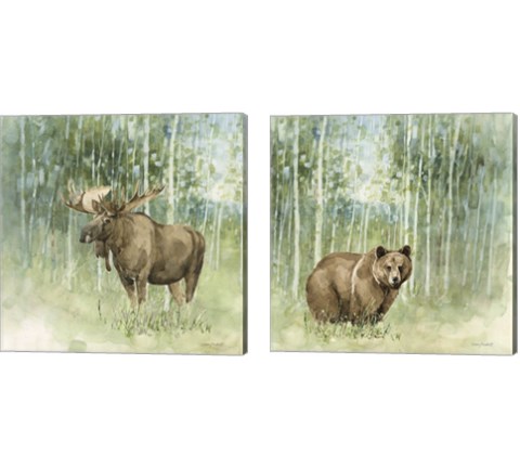 Nature's Call 2 Piece Canvas Print Set by Lisa Audit