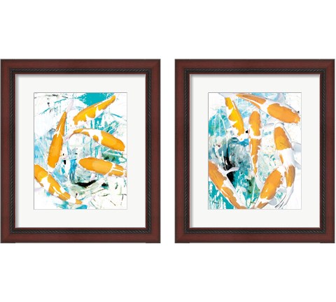 Winter Koi 2 Piece Framed Art Print Set by Porter Hastings