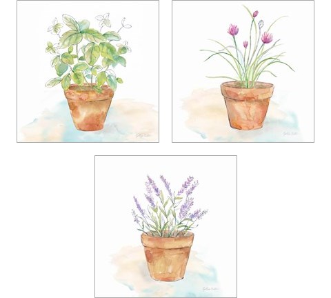 Let it Grow 3 Piece Art Print Set by Cynthia Coulter