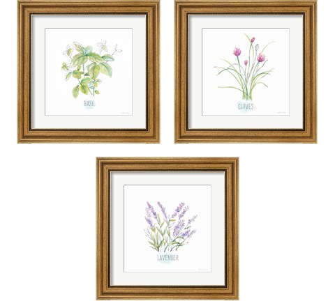 Let it Grow 3 Piece Framed Art Print Set by Cynthia Coulter