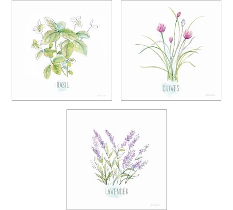 Let it Grow 3 Piece Art Print Set by Cynthia Coulter