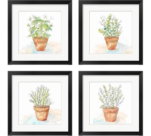 Let it Grow 4 Piece Framed Art Print Set by Cynthia Coulter
